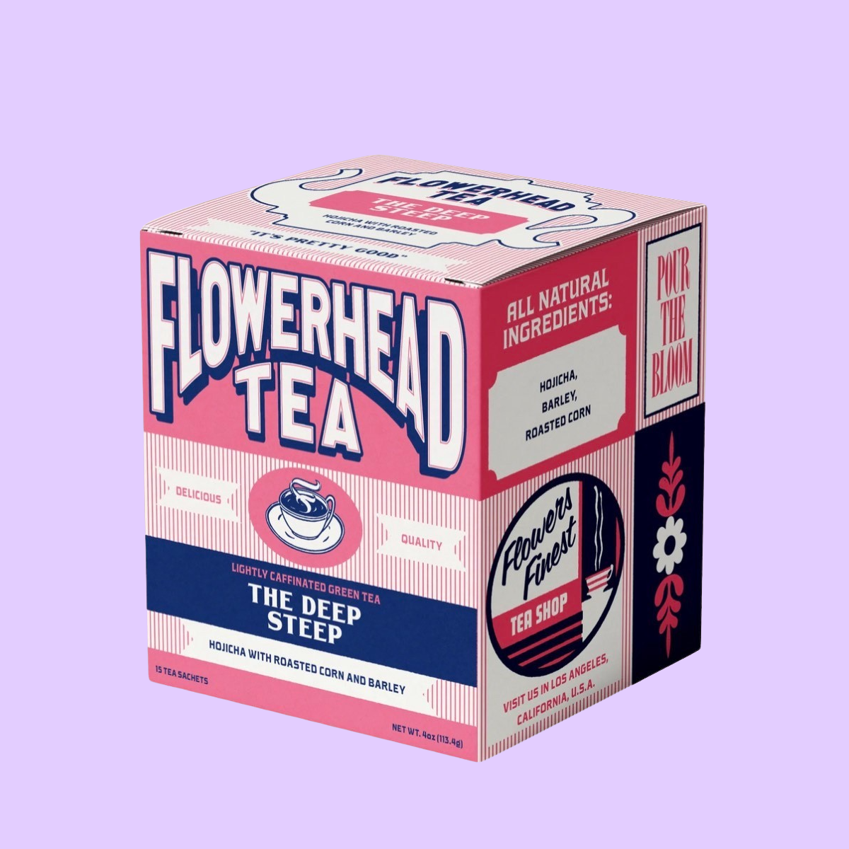 Flowerhead The Deep Steep Tea Bags | Prelude & Dawn | Los Angeles