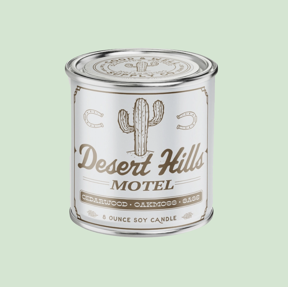 Good & Well Supply Co. Desert Hills Motel Candle | Prelude & Dawn | Los Angeles, CA