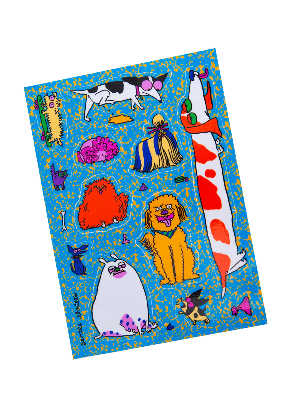 Gentle Thrills Dog Sticker Sheet | Prelude and Dawn | Los Angeles, CA