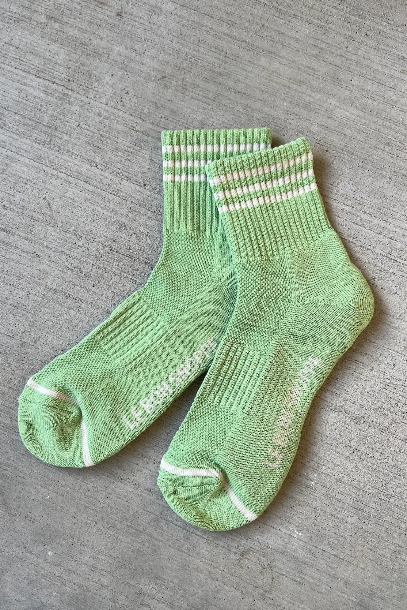 Le Bon Shoppe Girlfriend Socks Green Leaf | Prelude & Dawn | Los Angeles