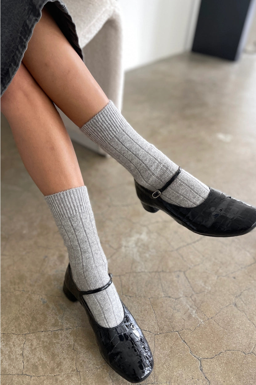 Le Bon Shoppe Classic Cashmere Socks | Prelude & Dawn | Los Angeles
