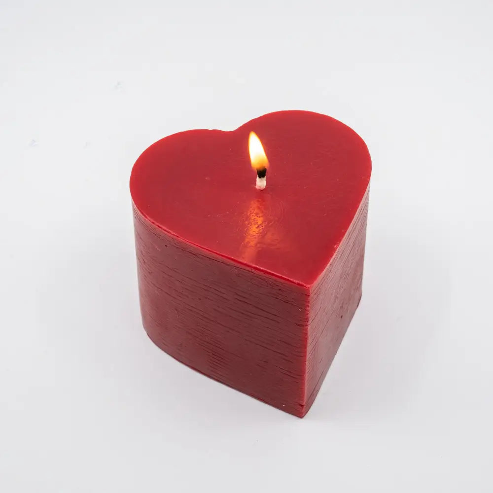 Sunbeam Candles Large Heart Beeswax Candle | Prelude & Dawn | Los Angeles