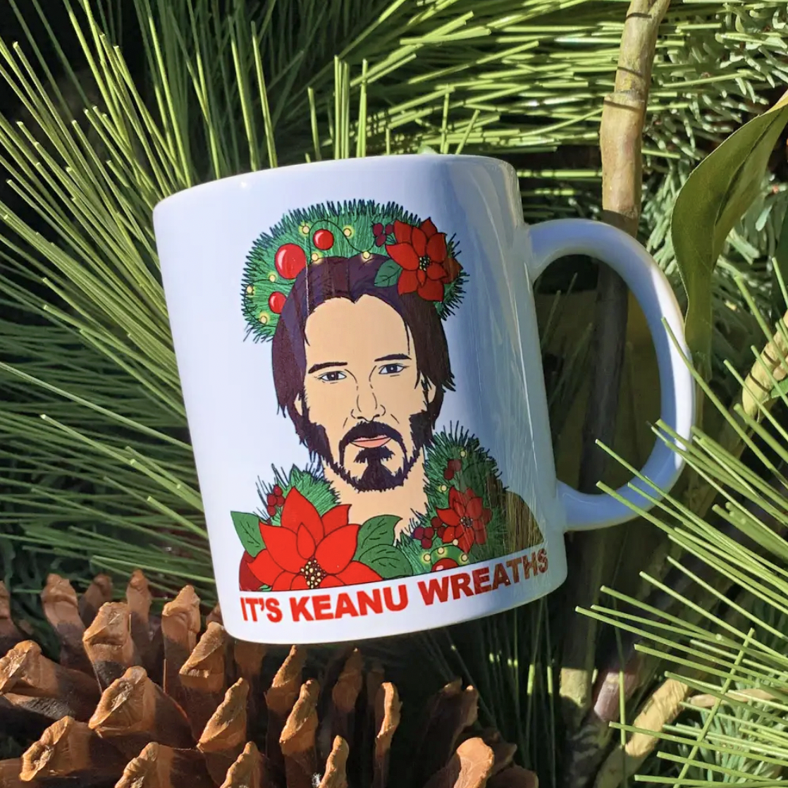 FINEASSLINES | Keanu Wreaths Mug| Prelude & Dawn | Los Angeles, CA