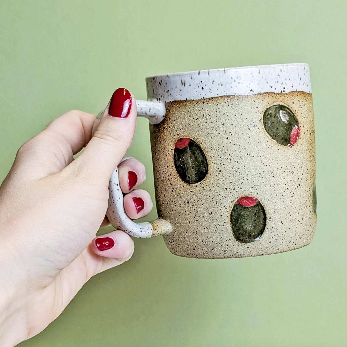 Olive Ceramic Mug