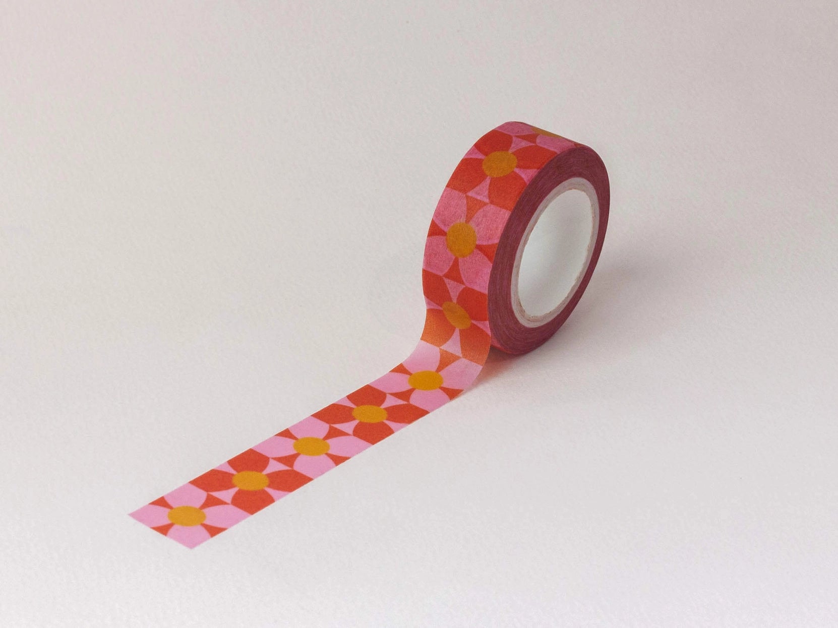 Retro Floral Washi Tape - 15 mm