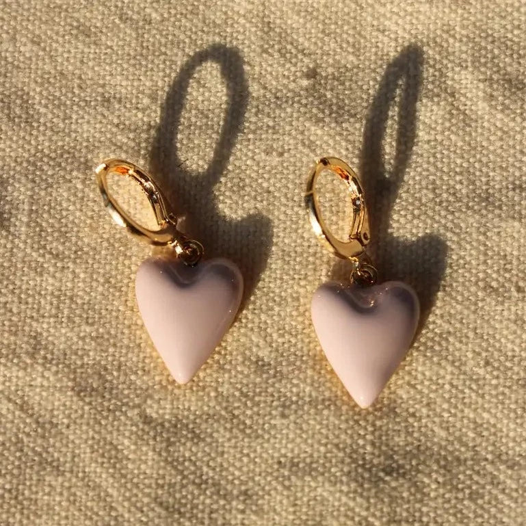 CRUMi Stuff Jewelry | Heart Earrings | Prelude & Dawn | Los Angeles