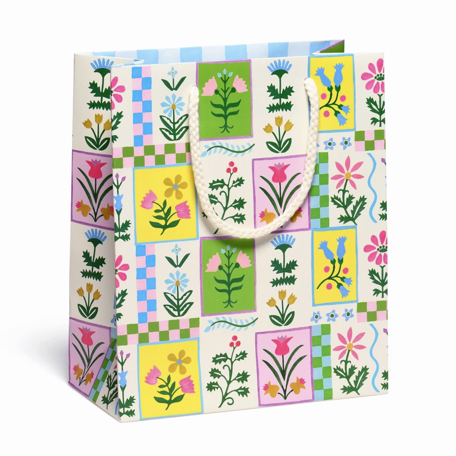 Retro Flower Gift Bag