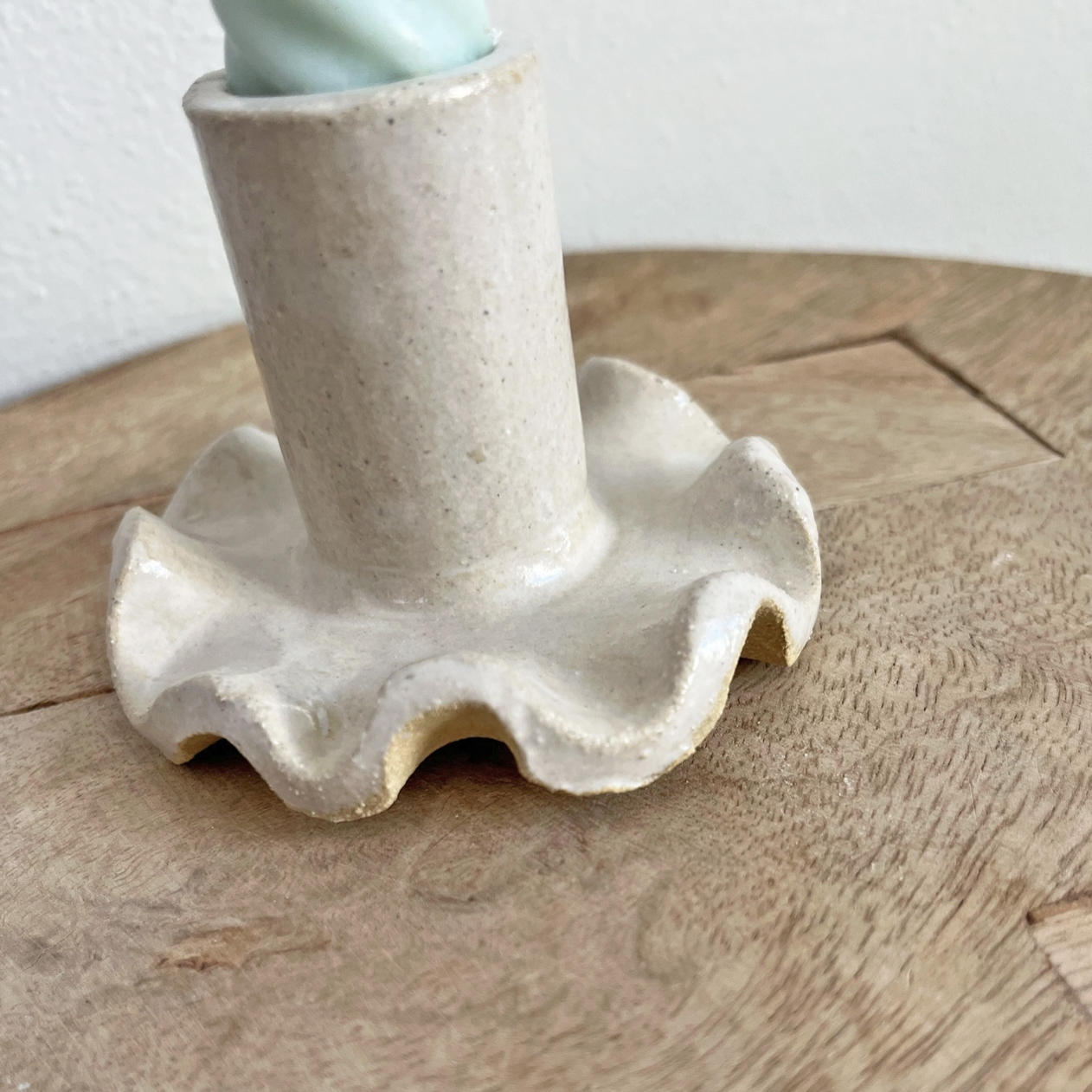 Ruffle Candle Holder