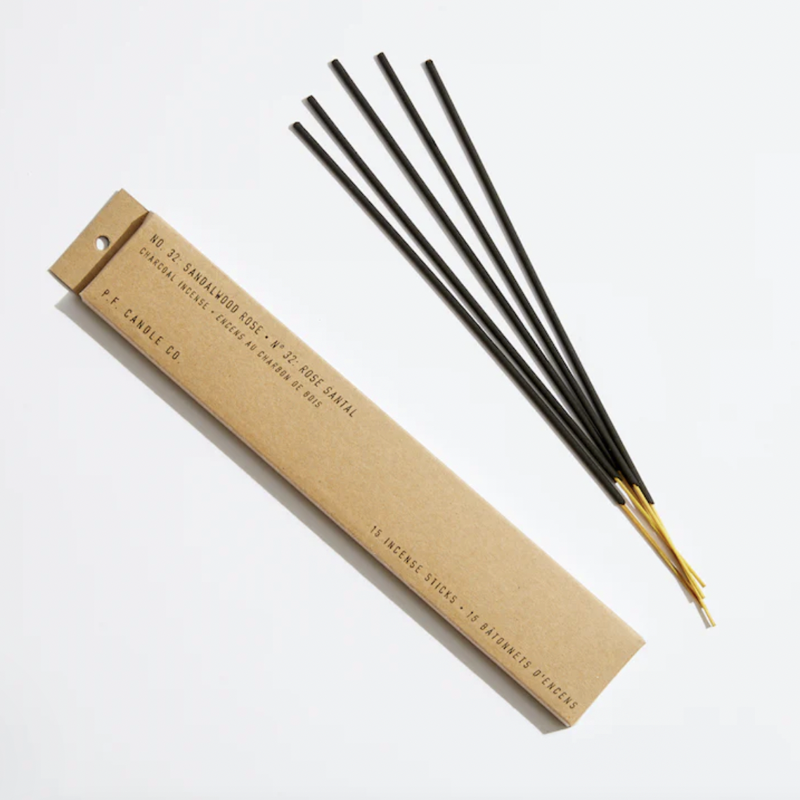 P.F. Candle Co Sandalwood Rose Incense Sticks | Prelude & Dawn | Los Angeles