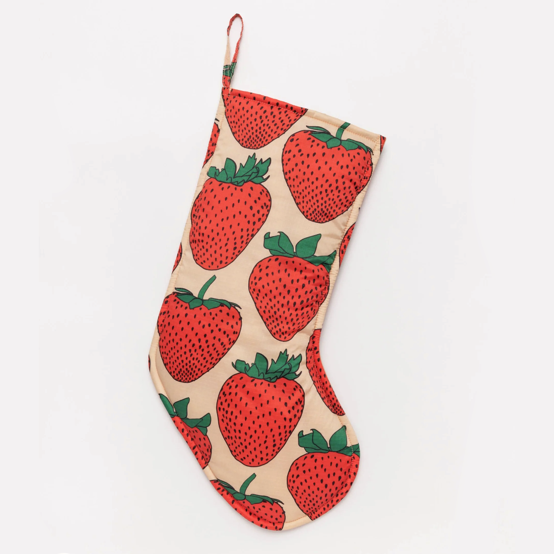 Baggu Holiday Stocking - Strawberry | Prelude and Dawn Los Angeles, CA