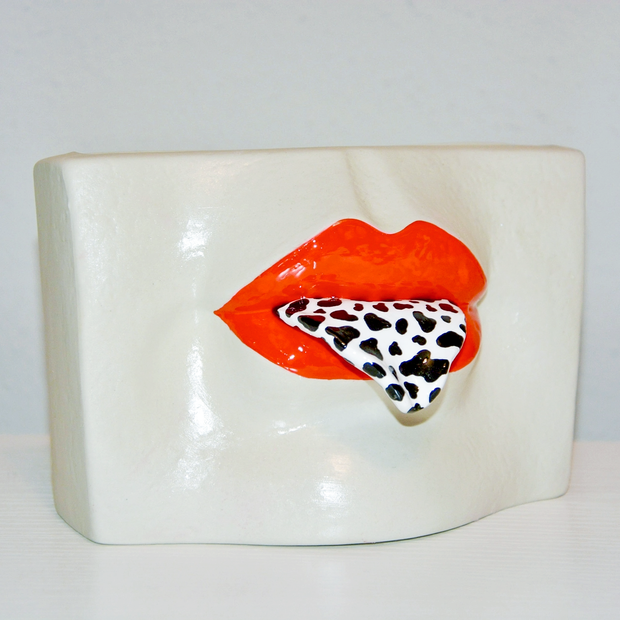 Ceramic Cow Tongue Vase