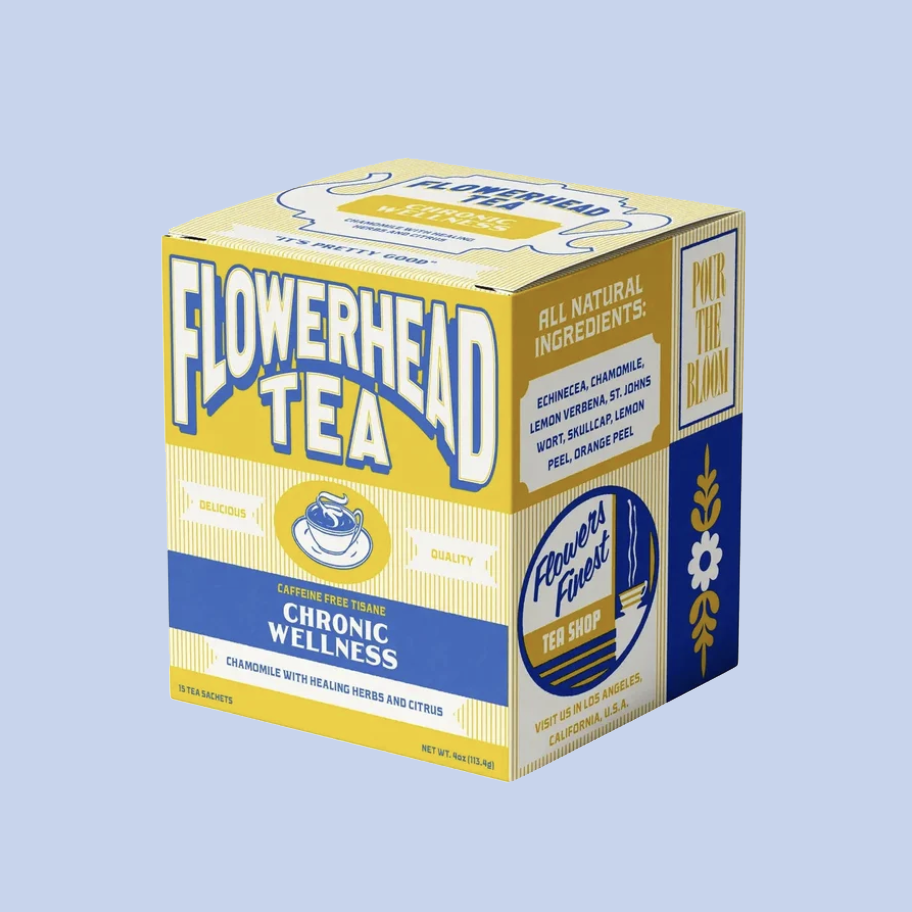 Flowerhead Tea |Chronic Wellness Tea Bags | Prelude & Dawn | Los Angeles