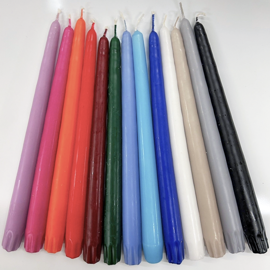Taper Candles in Various Colors | Prelude & Dawn | Los Angeles