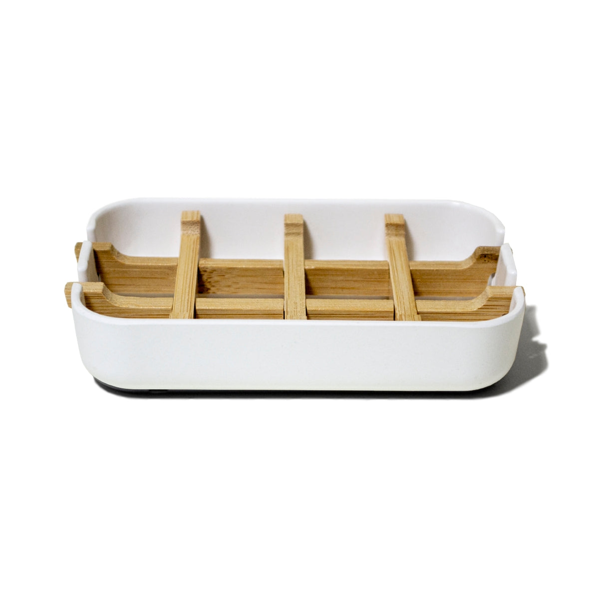 Plant Fiber Soap Dish - White
