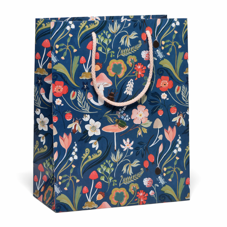 Red Cap Cards |Forest Blue Gift Bag | Prelude & Dawn | Los Angeles, CA