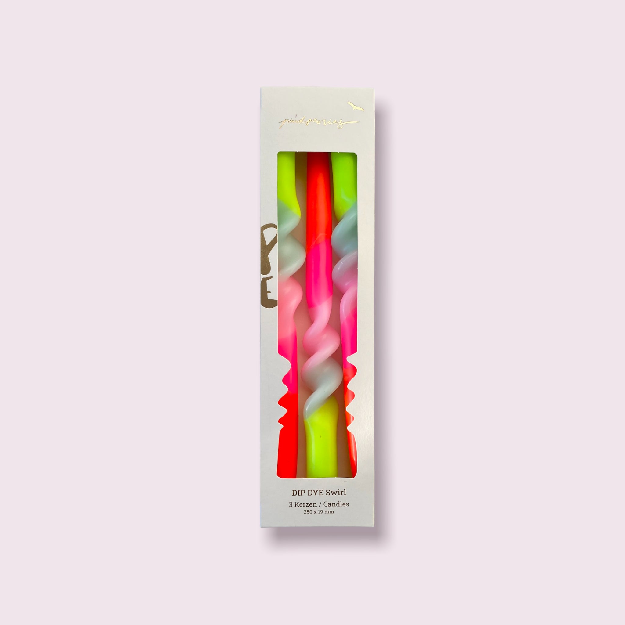 Pink Stories Dip Dye Swirl Candles | Prelude & Dawn | Los Angeles, CA