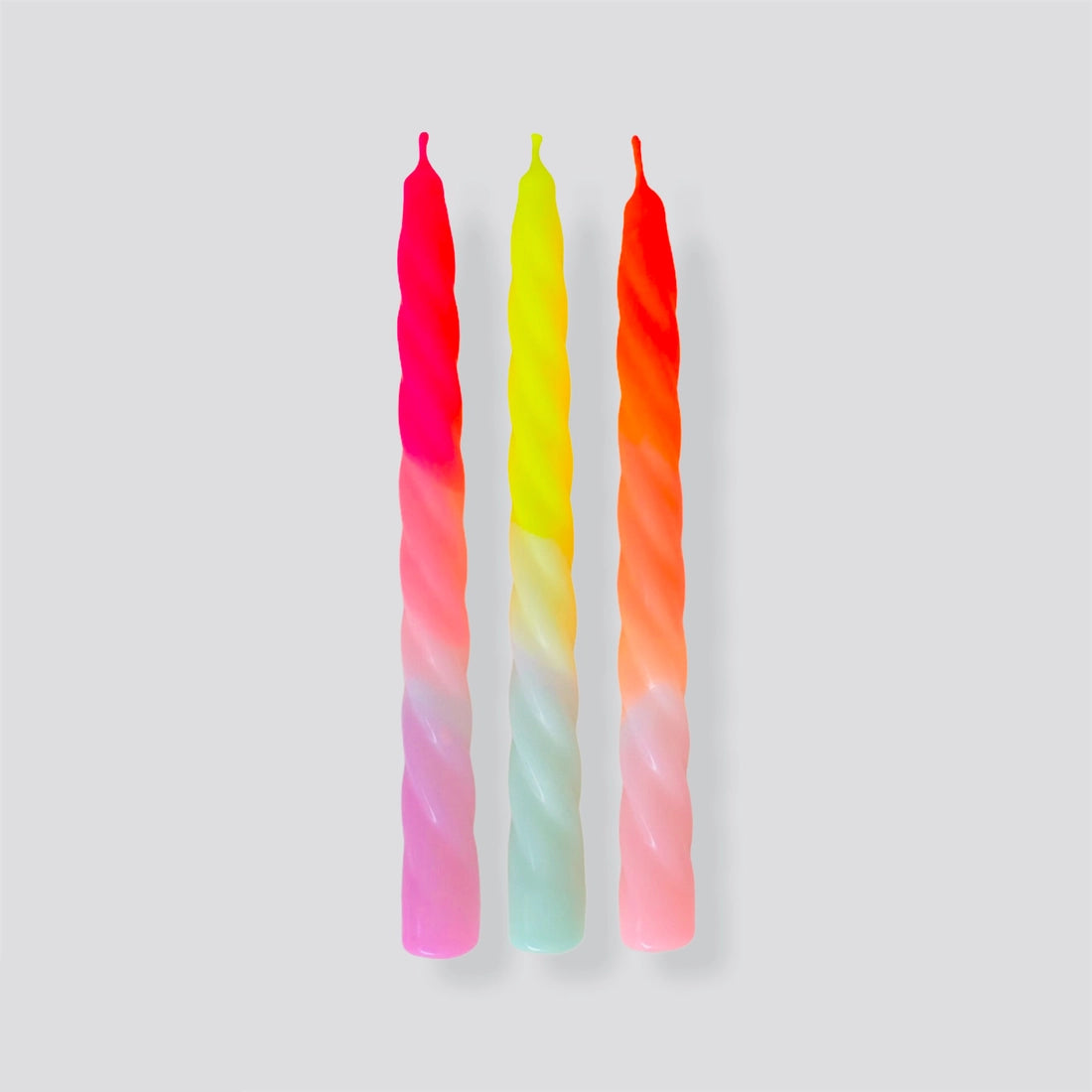 Pink Stories Dip Dye Twisted Candles | Prelude & Dawn | Los Angeles, CA