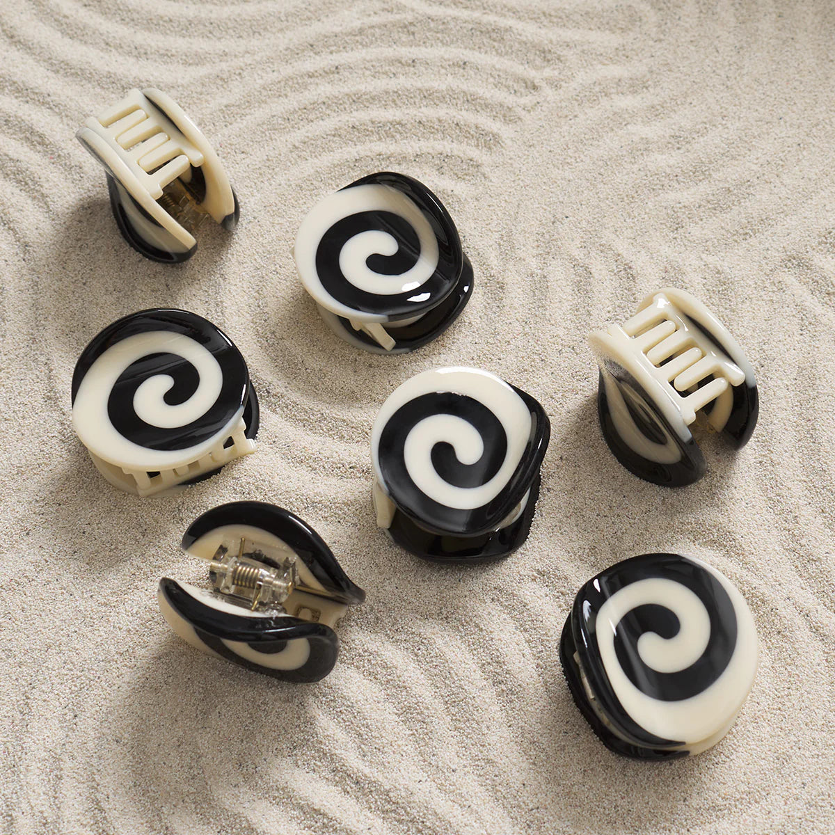 Winona Irene Mini Spiral Claw Set - Black | Prelude & Dawn | Los Angeles