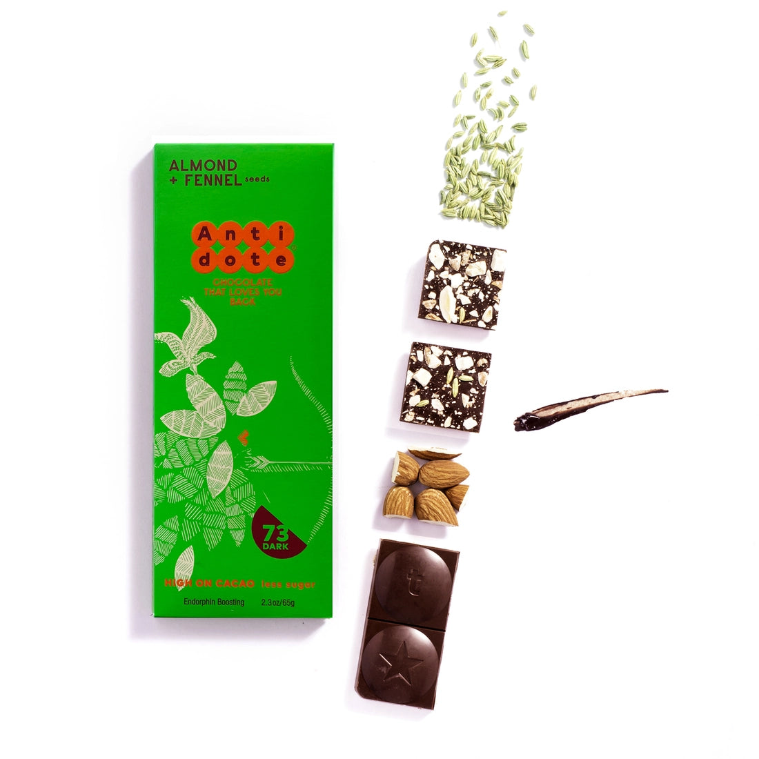 Antidote Chocolate Artemis: Almond + Fennel | Prelude & Dawn | Los Angeles