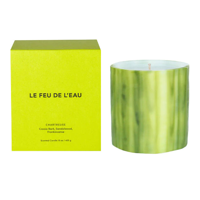 Le Feu De L'Eau Chartreuse Candle | Prelude & Dawn | Los Angeles, CA