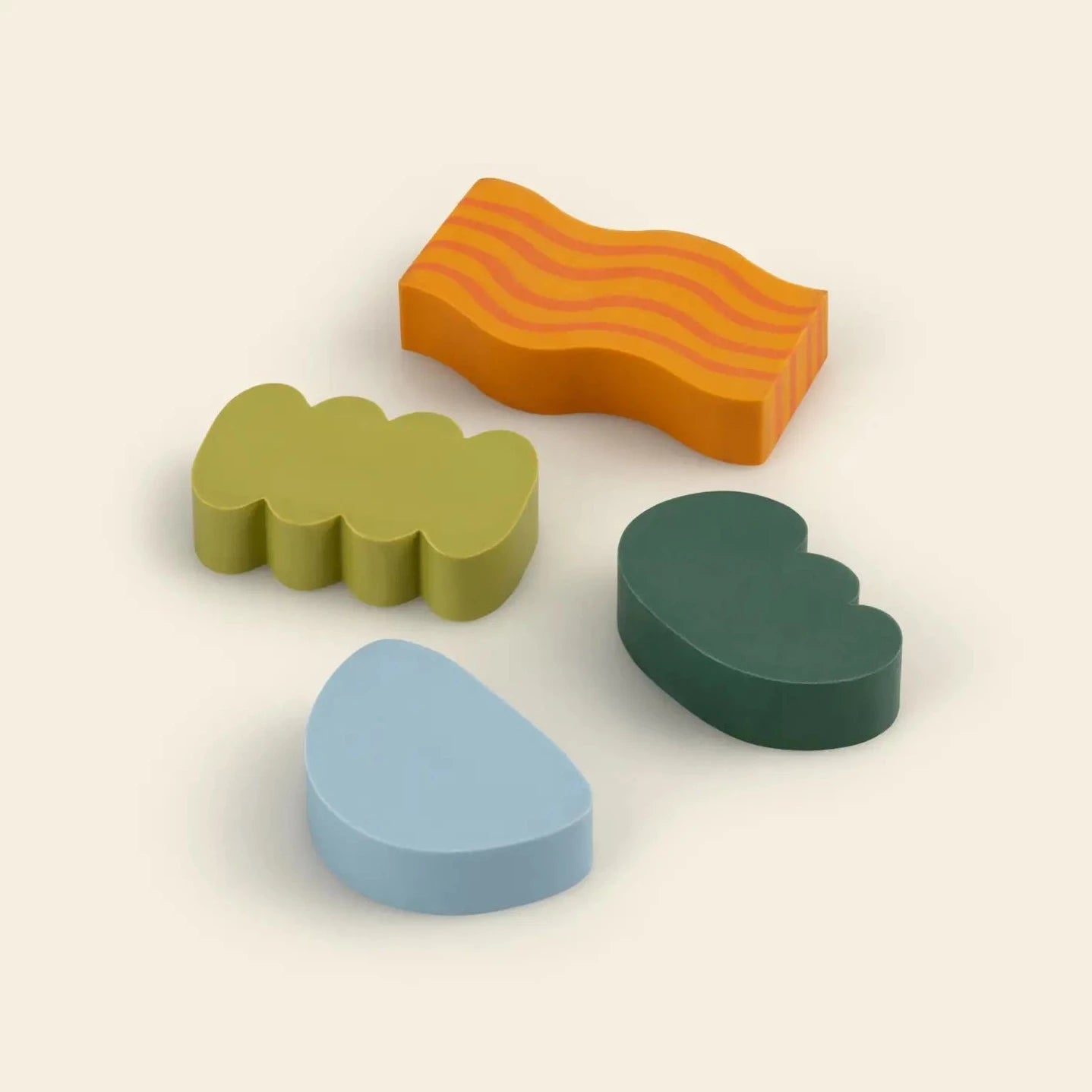 Papier Curious Shape Erasers| Prelude and Dawn Los Angeles, CA