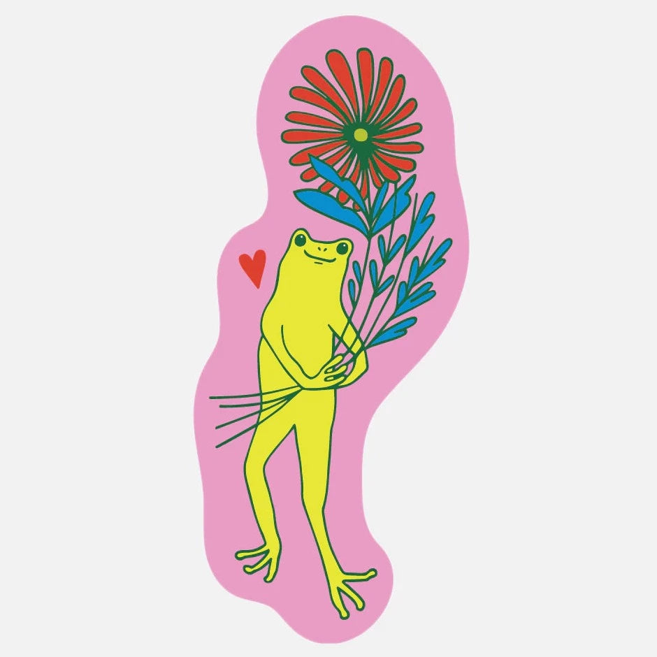 The Good Twin Froggy Bouquet Sticker | Prelude & Dawn | Los Angeles