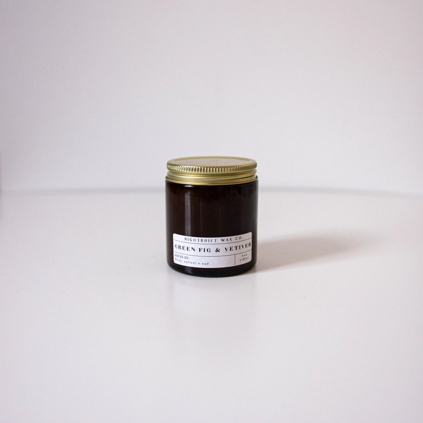 Nightshift Wax Co. Green Fig + Vetiver Soy Candle | Prelude & Dawn | Los Angeles, CA