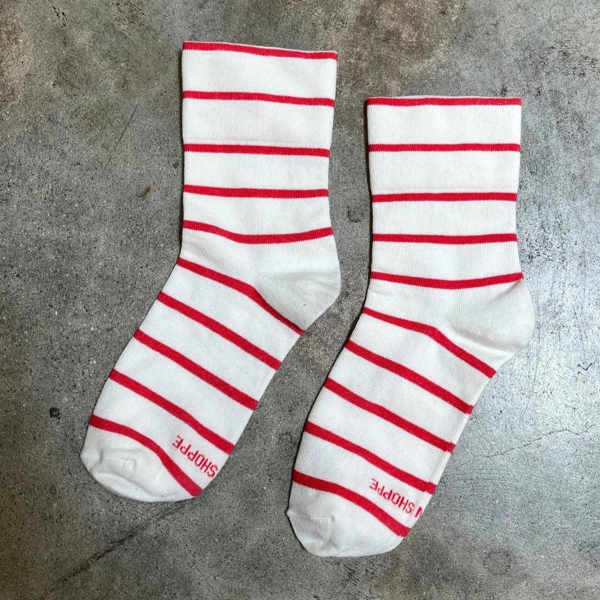 Le Bon Shoppe Wally Socks Candy Cane | Prelude & Dawn | Los Angeles