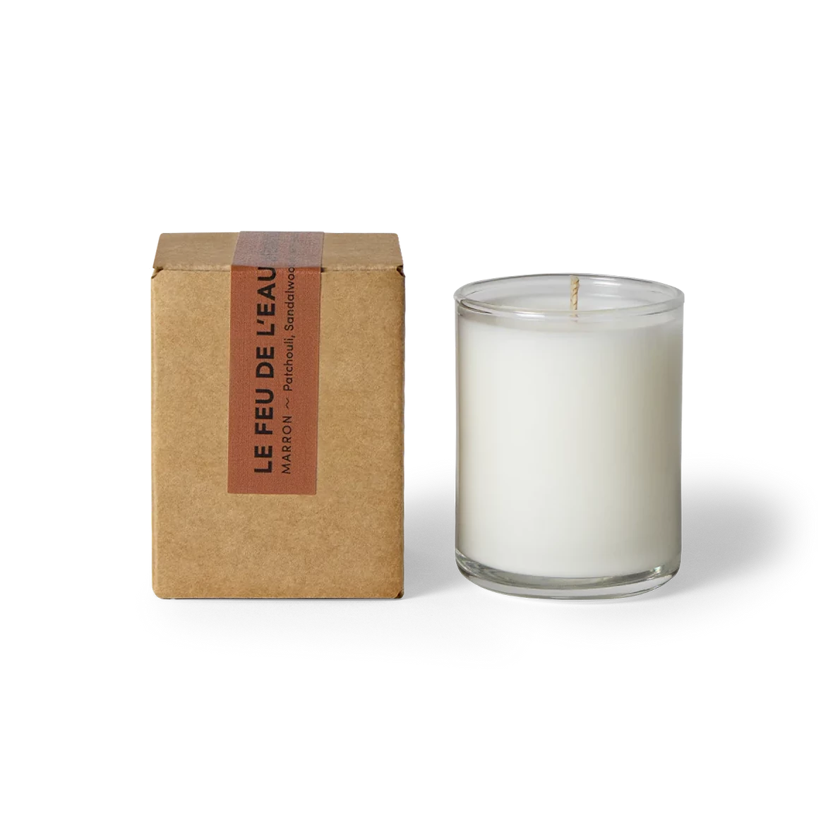 Le Feu De L'Eau Marron: Amber Candle | Prelude & Dawn | Los Angeles, CA