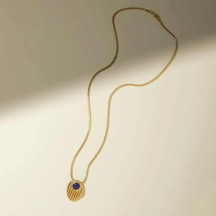 Lindsay Lewis Jewelry Rio Necklace - Lapis | Prelude & Dawn | Los Angeles