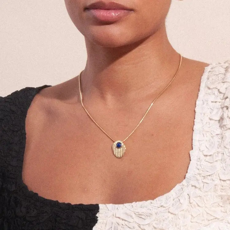 Lindsay Lewis Jewelry Rio Necklace - Lapis | Prelude & Dawn | Los Angeles