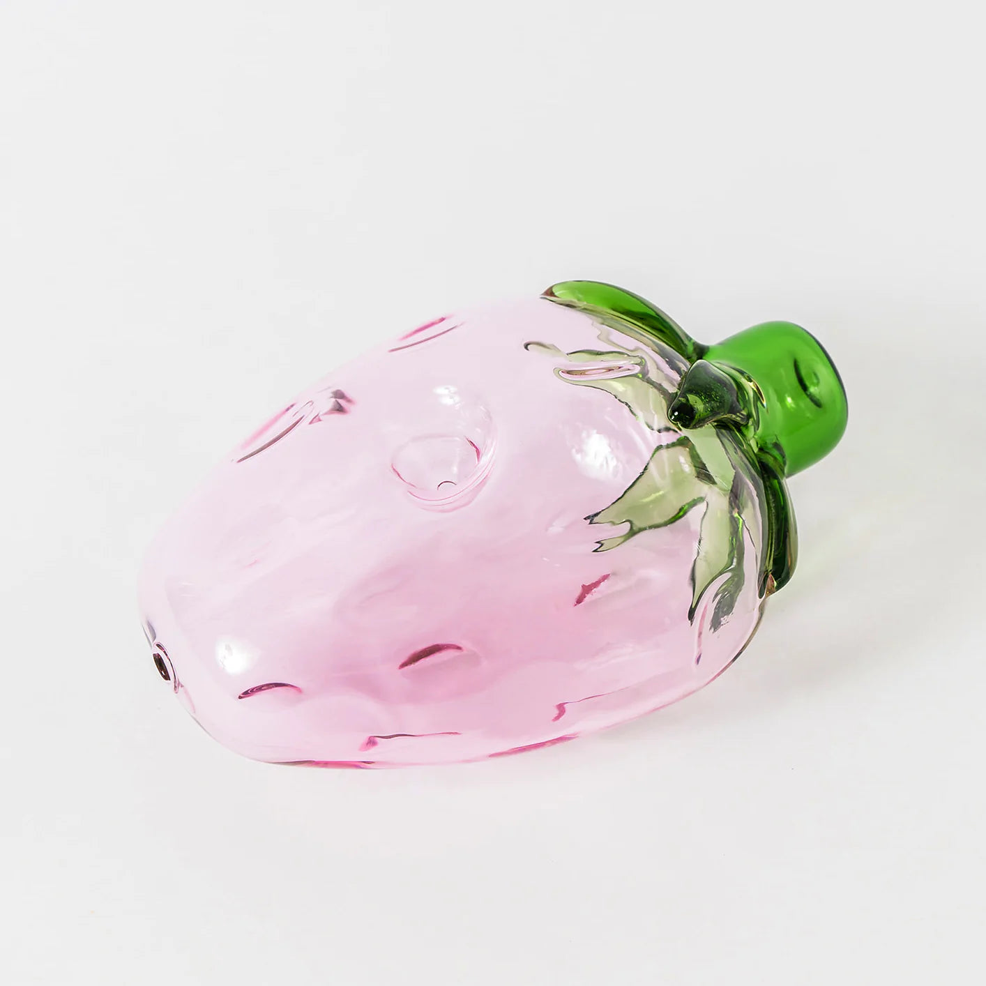 Edie Parker Flower Strawberry Glass Fruit Pipe | Prelude & Dawn | Los Angeles
