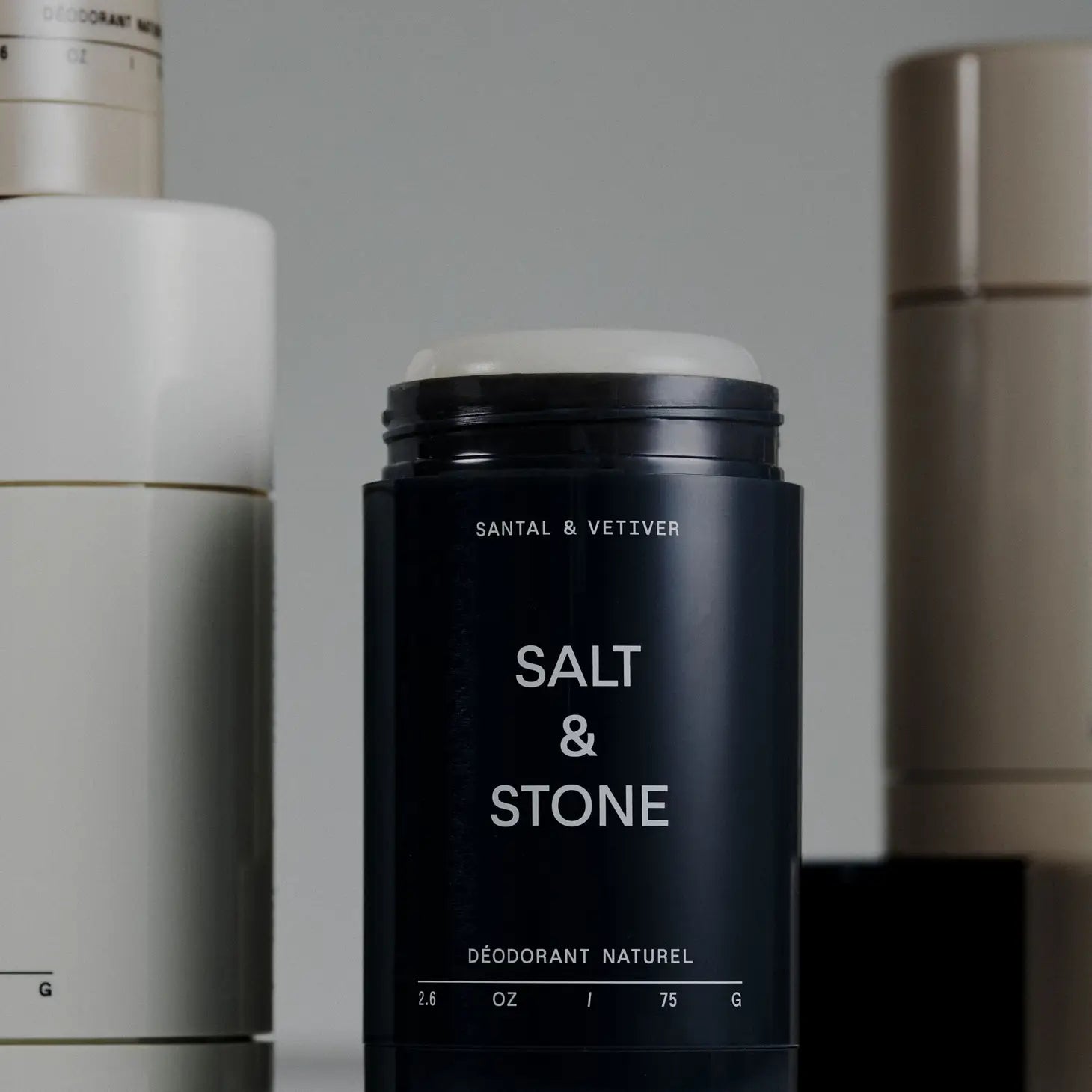 Salt & Stone Natural Deodorant Gel - Santal & Vetiver - Sensitive Skin | Prelude & Dawn | Los Angeles