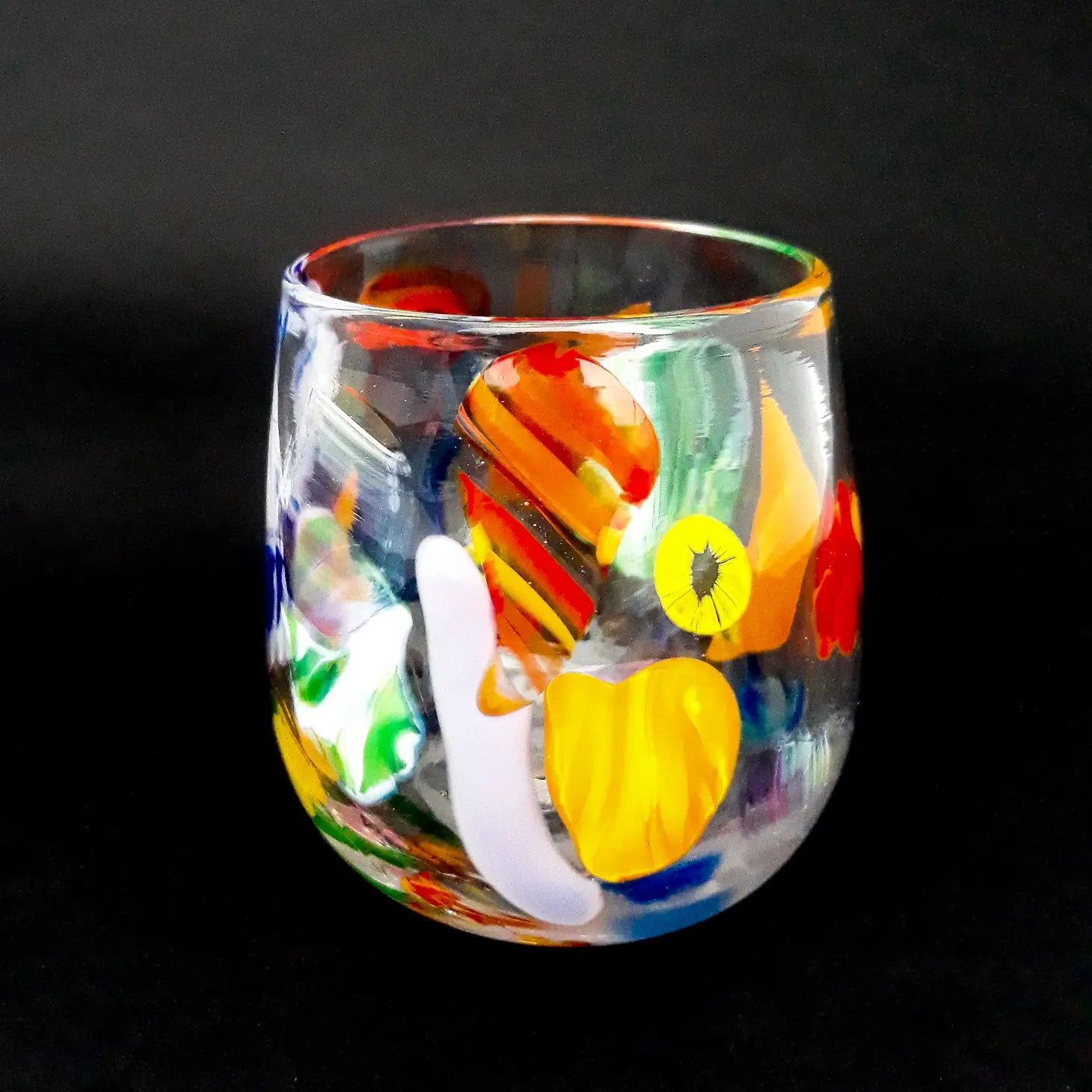 Ghost Pepper UpCup - Rainbow Stemless Wine Glass | Prelude and Dawn | Los Angeles, CA