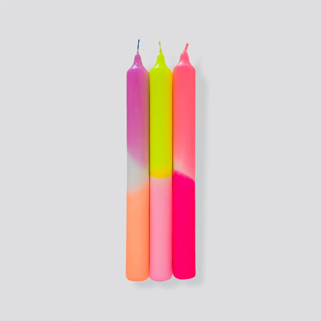 Pink Stories Dip Dye Neon Candles | Prelude & Dawn | Los Angeles, CA