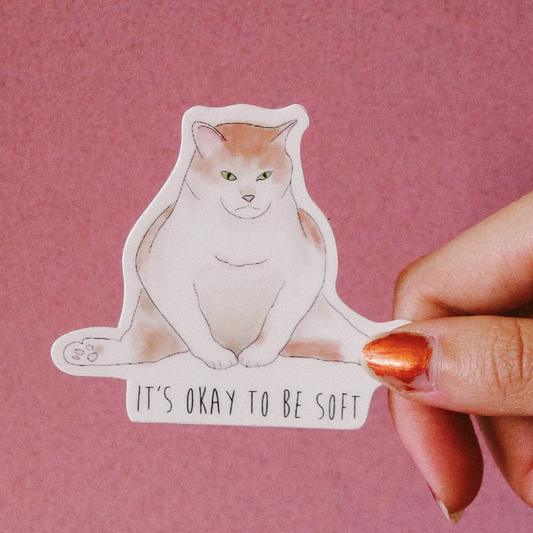 It's Okay To Be Soft Sticker