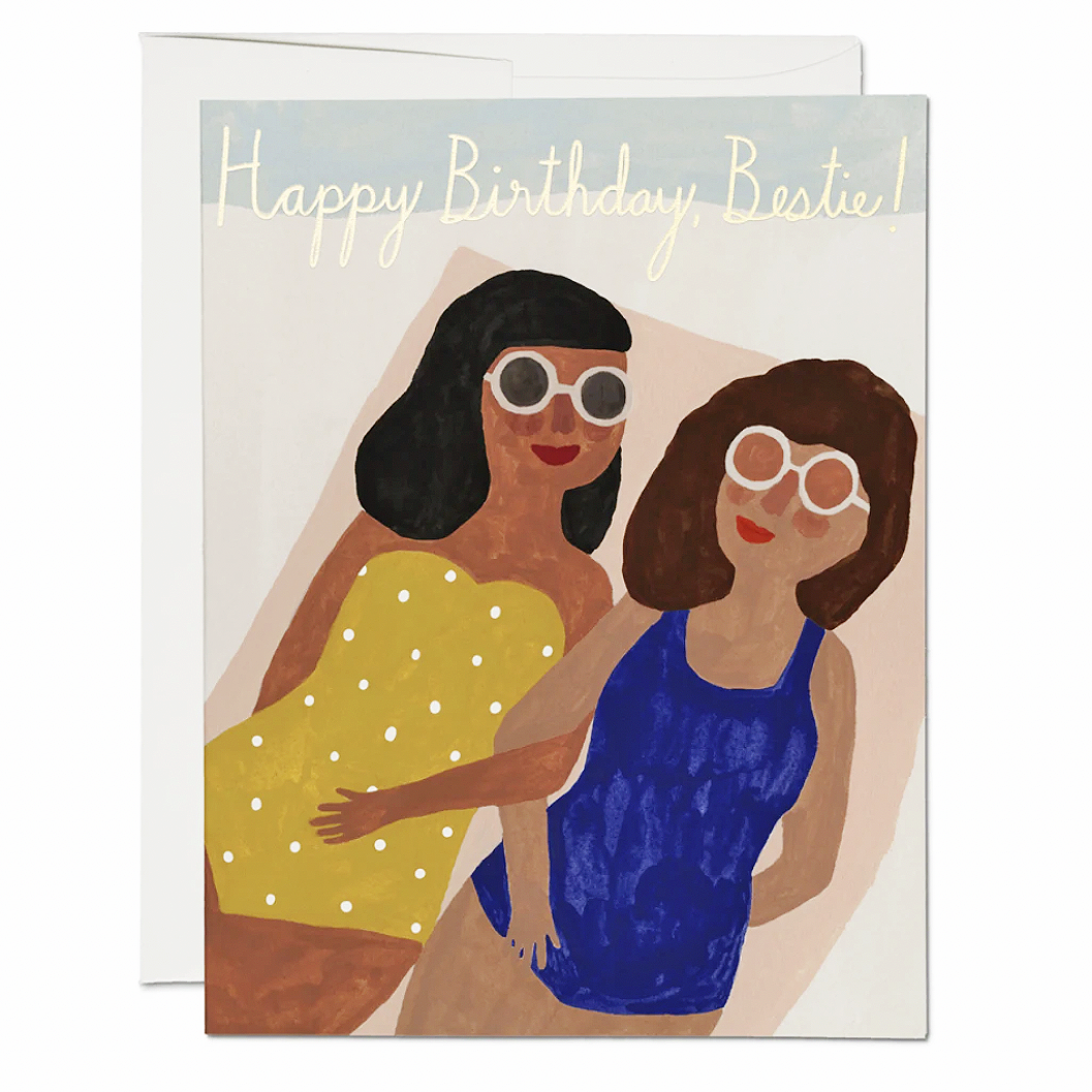 Red Cap Cards | Besties Card | Prelude and Dawn | Los Angeles, Ca