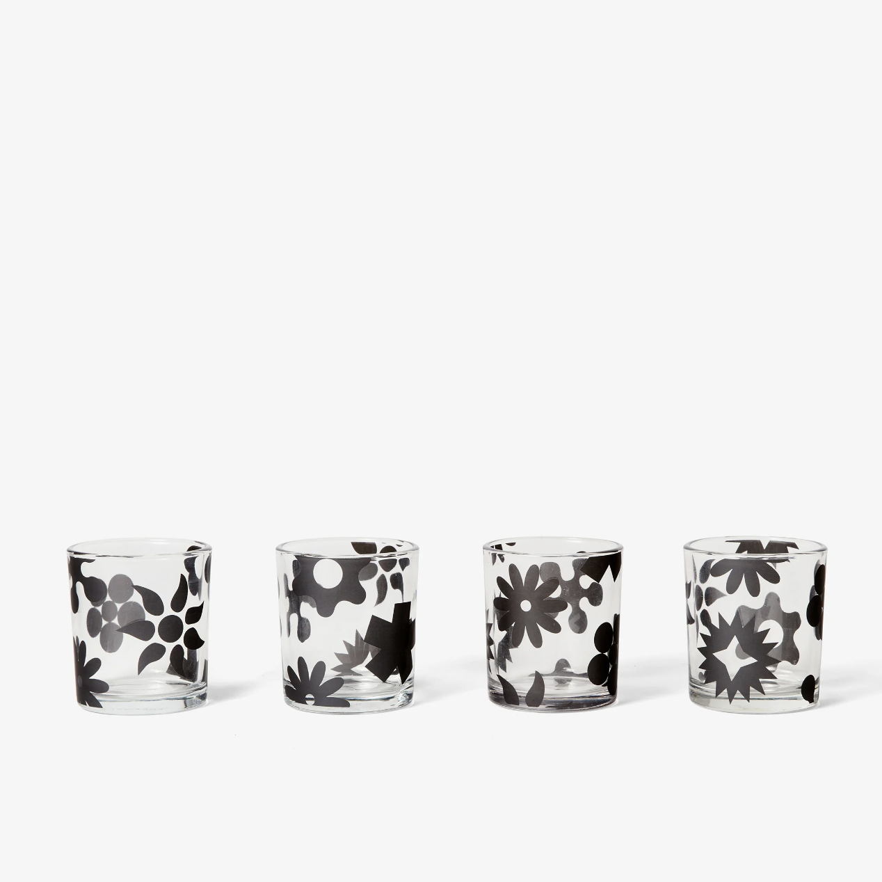 Areaware Dusen Dusen Pattern Glasses - Black | Prelude & Dawn | Los Angeles, CA