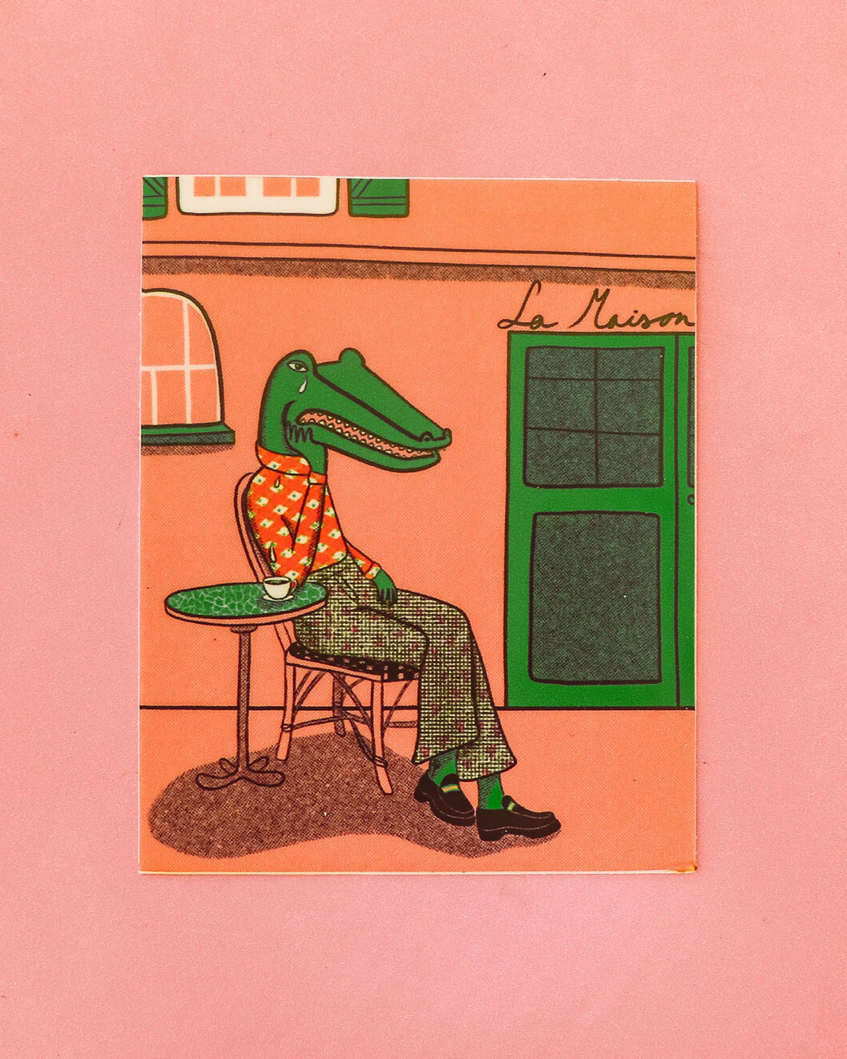 Inner Peach Design Crocodile Tears Sticker | Prelude & Dawn | Los Angeles, CA