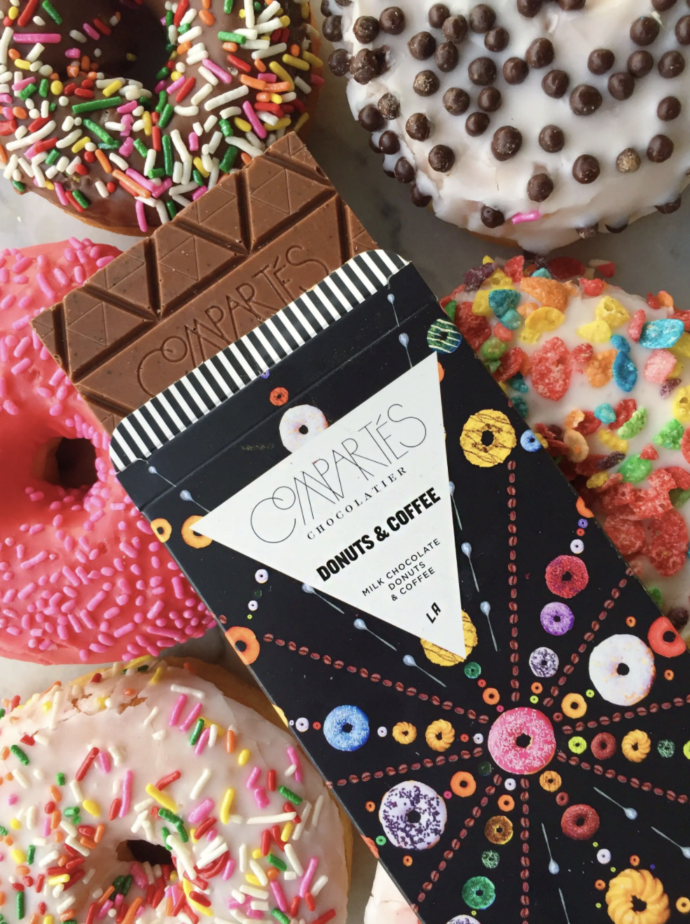 Compartes Donuts & Coffee Milk Chocolate | Prelude & Dawn | Los Angeles, CA