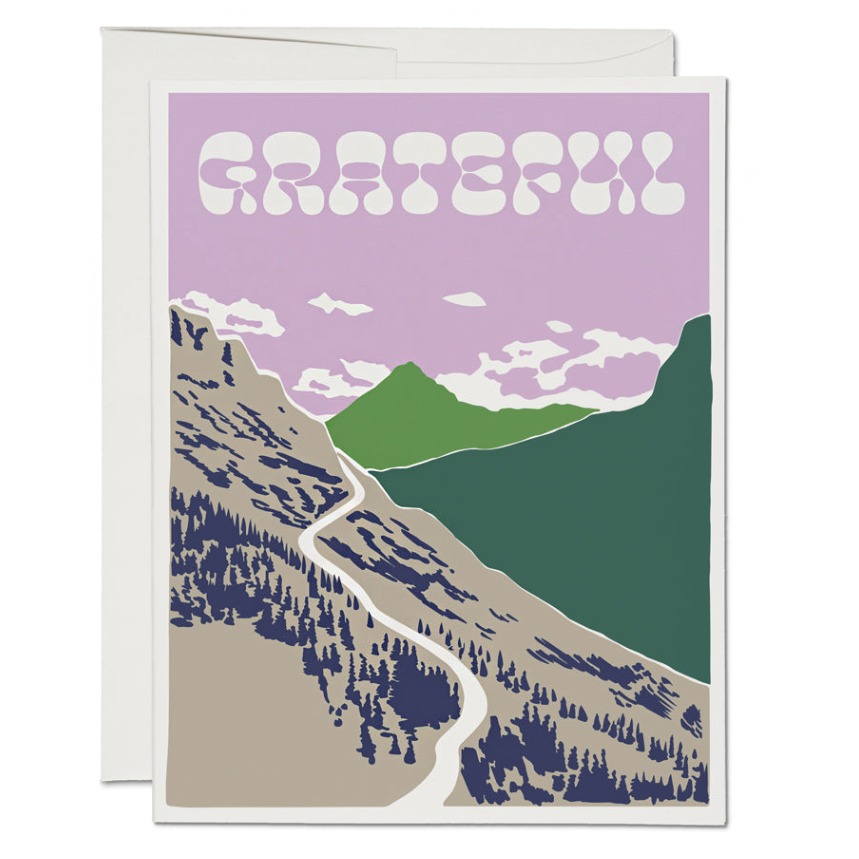 Red Cap Cards | Grateful Mountain Card | Prelude and Dawn | Los Angeles, CA