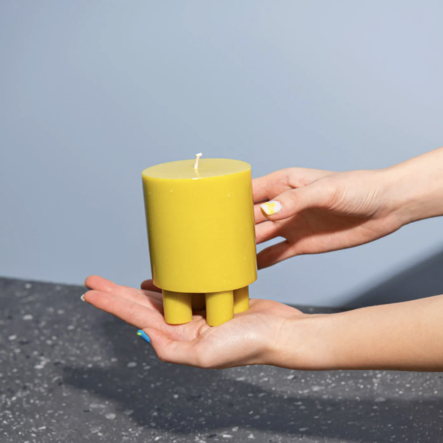 Footie Candle - Acid Yellow (In-Store Pick Up Only)