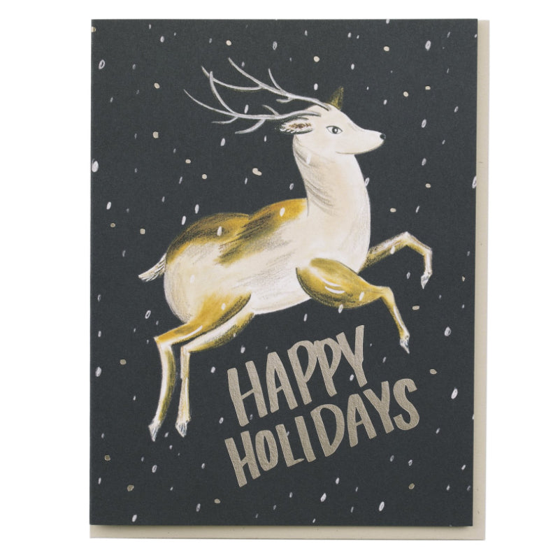 Happy Holidays (Flying Reindeer)