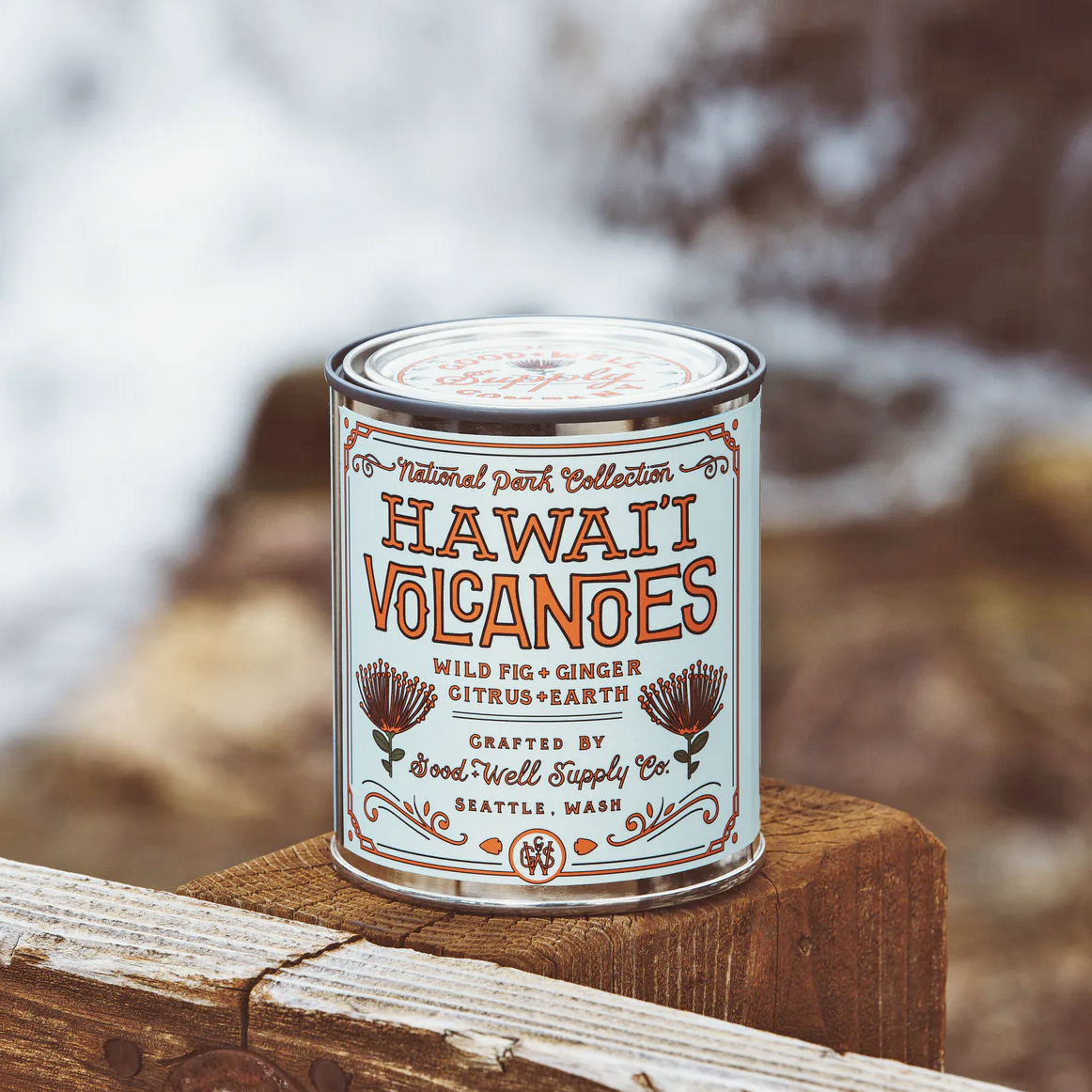 Hawaii Volcanoes Soy Candle