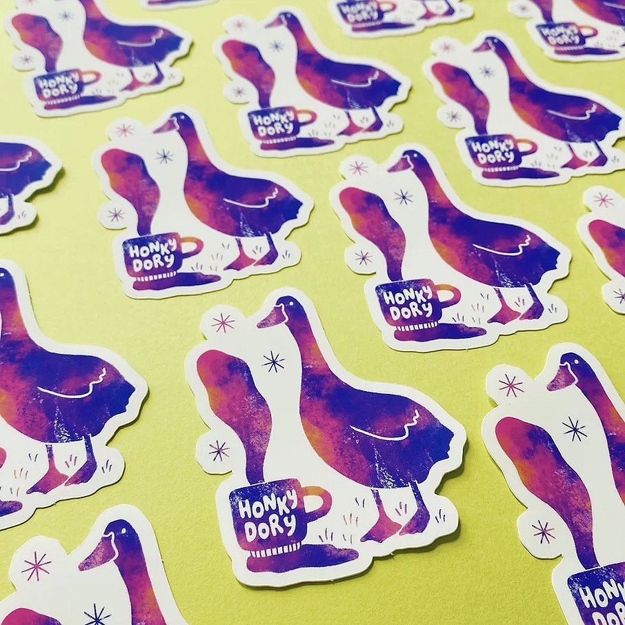 Allison McKeen Honky Dory Sticker | Prelude & Dawn | Los Angeles