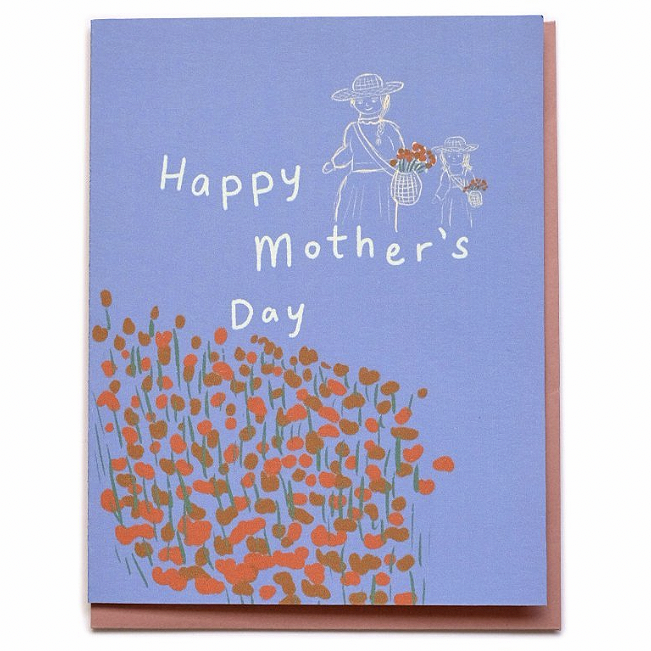 Small Adventure Mother's Day Picking Flowers Card | Prelude & Dawn | Los Angeles, CA
