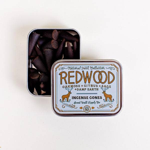 Good & Well Co. Redwood Incense Cones | Prelude & Dawn | Los Angeles, CA