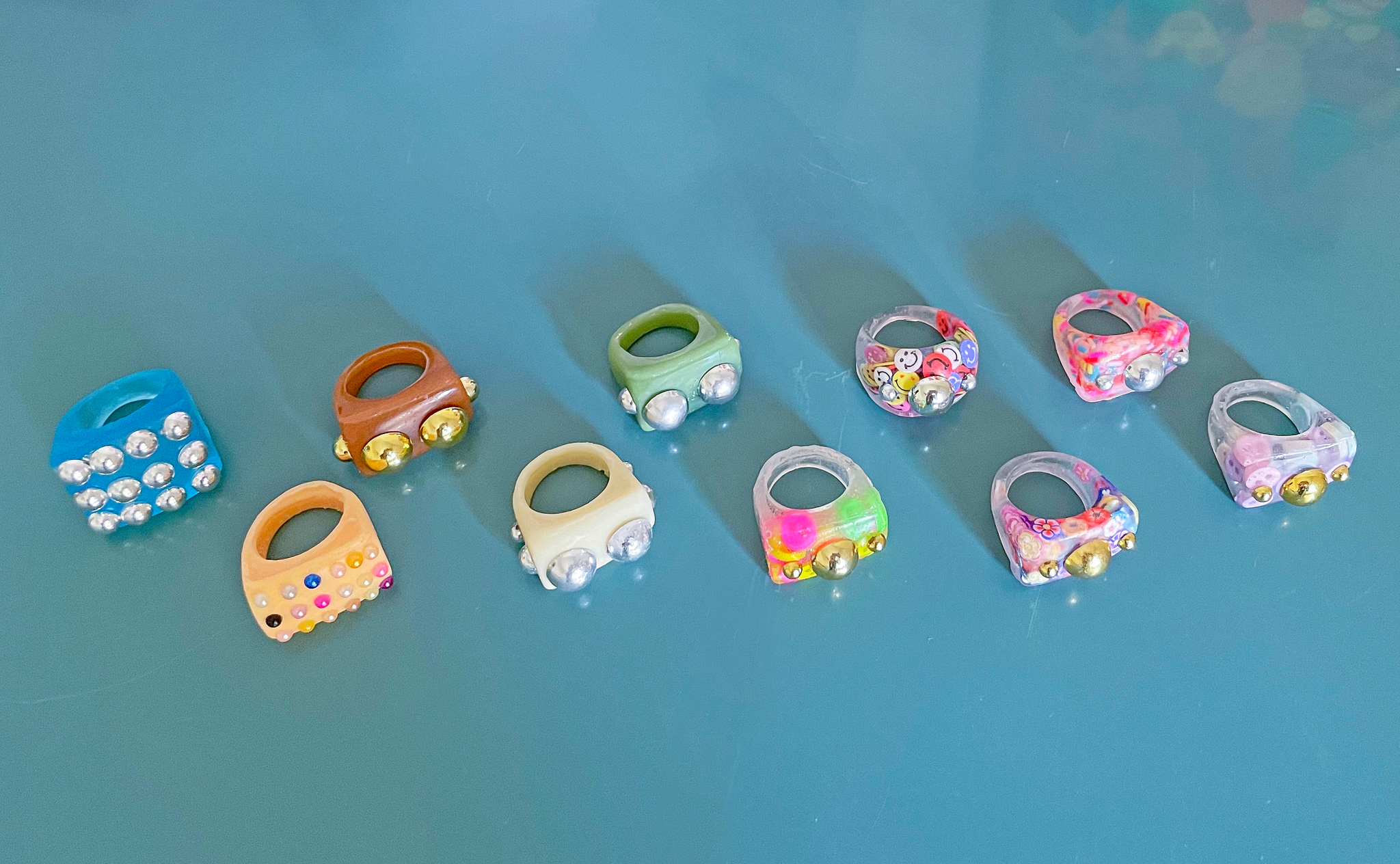 Maisie Moo Resin Rings