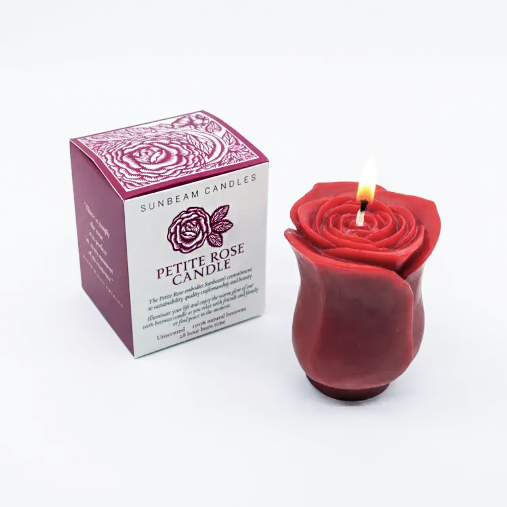 Beeswax Rose | Sunbeam Candles | Prelude & Dawn Los Angeles