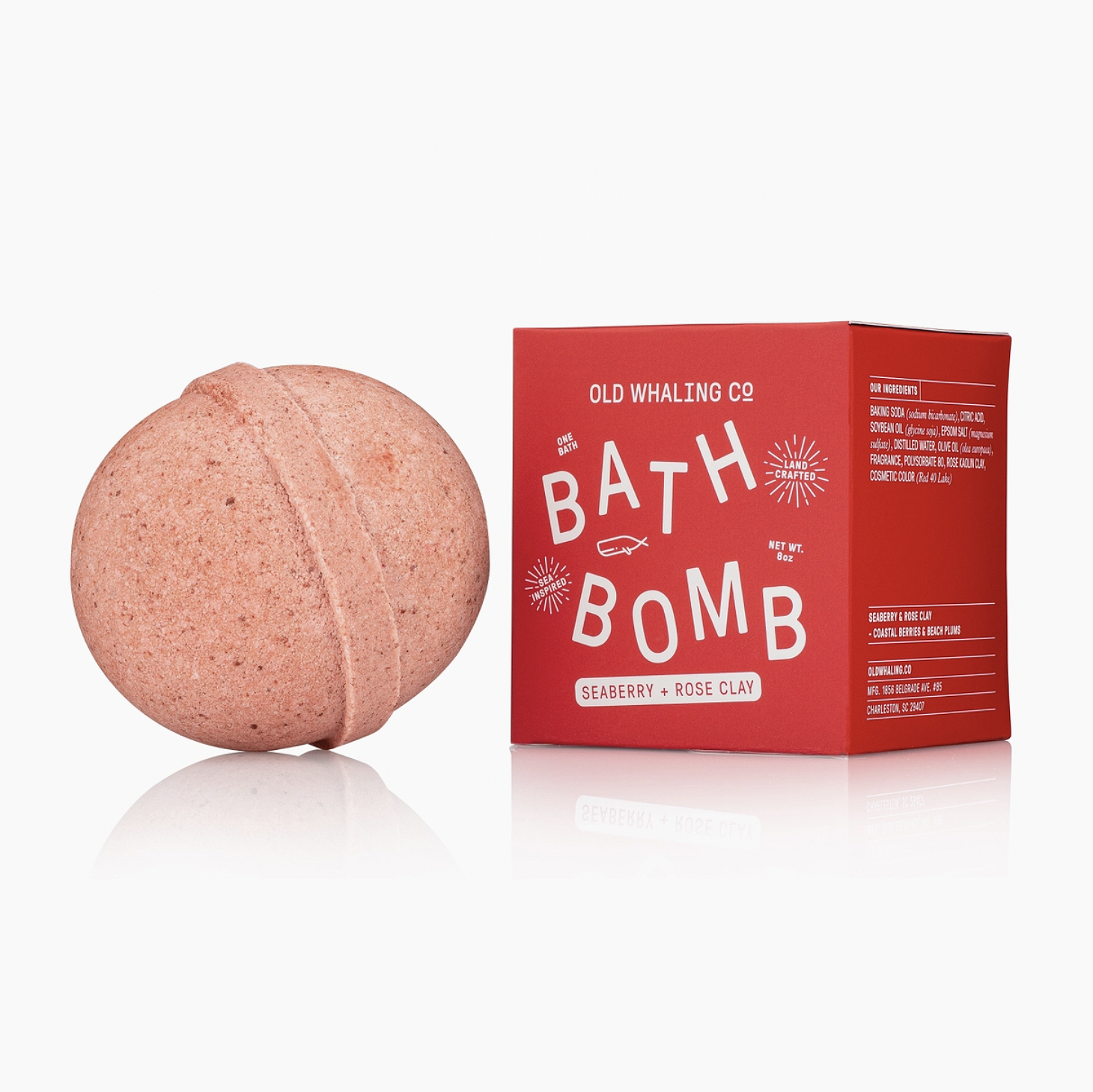 Seaberry & Rose Clay Bath Bomb